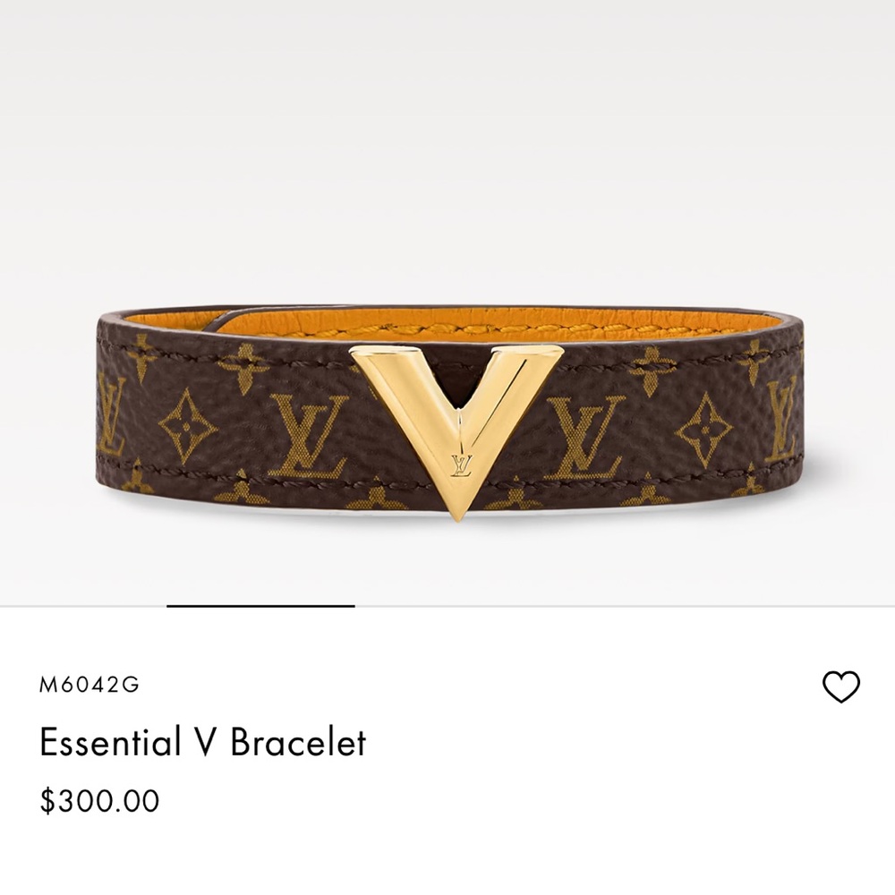 Louis Vuitton essential v bracelet